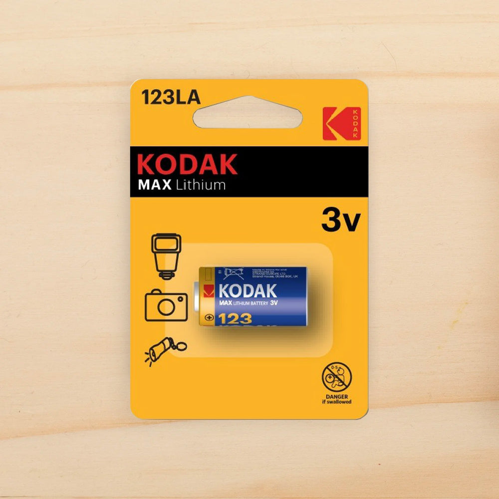 Kodak K123LA 3V CR123A Battery